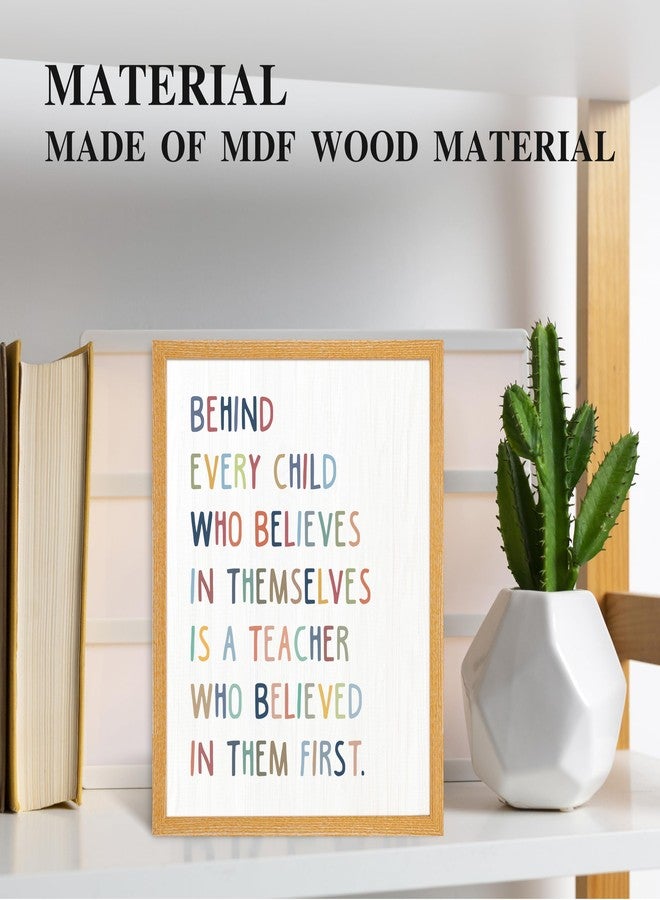 patcate Inspirational Classroom Wall Art Decor for Teacher, Nursery Playroom Therapy Office Decor, Classroom Must Haves Teacher Essentials (A02) - Image 3